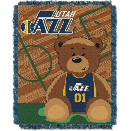 UPC: 0087918130357 | Utah Jazz The Northwest Company 36 x 46 Baby Jaquard Throw