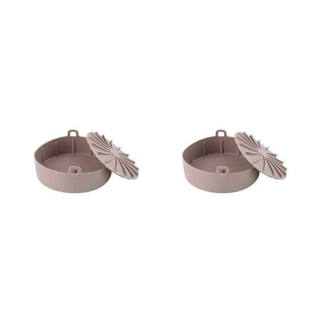 Freidora de Aire Advancent Olla de Silicona para Cocinar Pasteles Café 16cm 2piezas