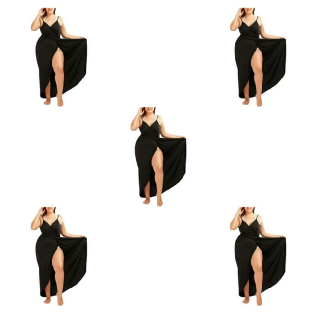 mmirethe Stay Fashionable And Protected In Versatile Summer Beach Dress Sun Protection Swimwear Cover Up Sarongs Polyester black M 5Set