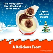 Kinder Joy Eggs, Holiday Toy, Chocolatey Wafer Bites, Individually Wrapped, Stocking Stuffer, 6 Count, 4.2 oz