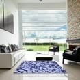 thumbnail image 7 of Ahgly Company Machine Washable Indoor Rectangle Transitional Jeans Blue Area Rugs, 6' x 9', 7 of 7