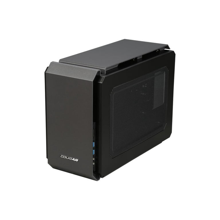 COUGAR QBX Black Steel Mini ITX Ultra Compact Pro Gaming Case