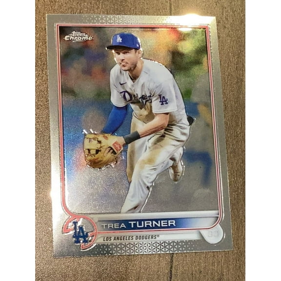 Trea Turner Los Angeles Dodgers MLB 2022 Topps Chrome 190