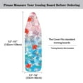 thumbnail image 6 of HELLHERO Household Iron Board Covers, Island Vacation Atmosphere Print Ironing Board Cover Protector Standard Size, Non Stick Scorch Resistant, Heat Resistance(15x54 Inch), 6 of 6