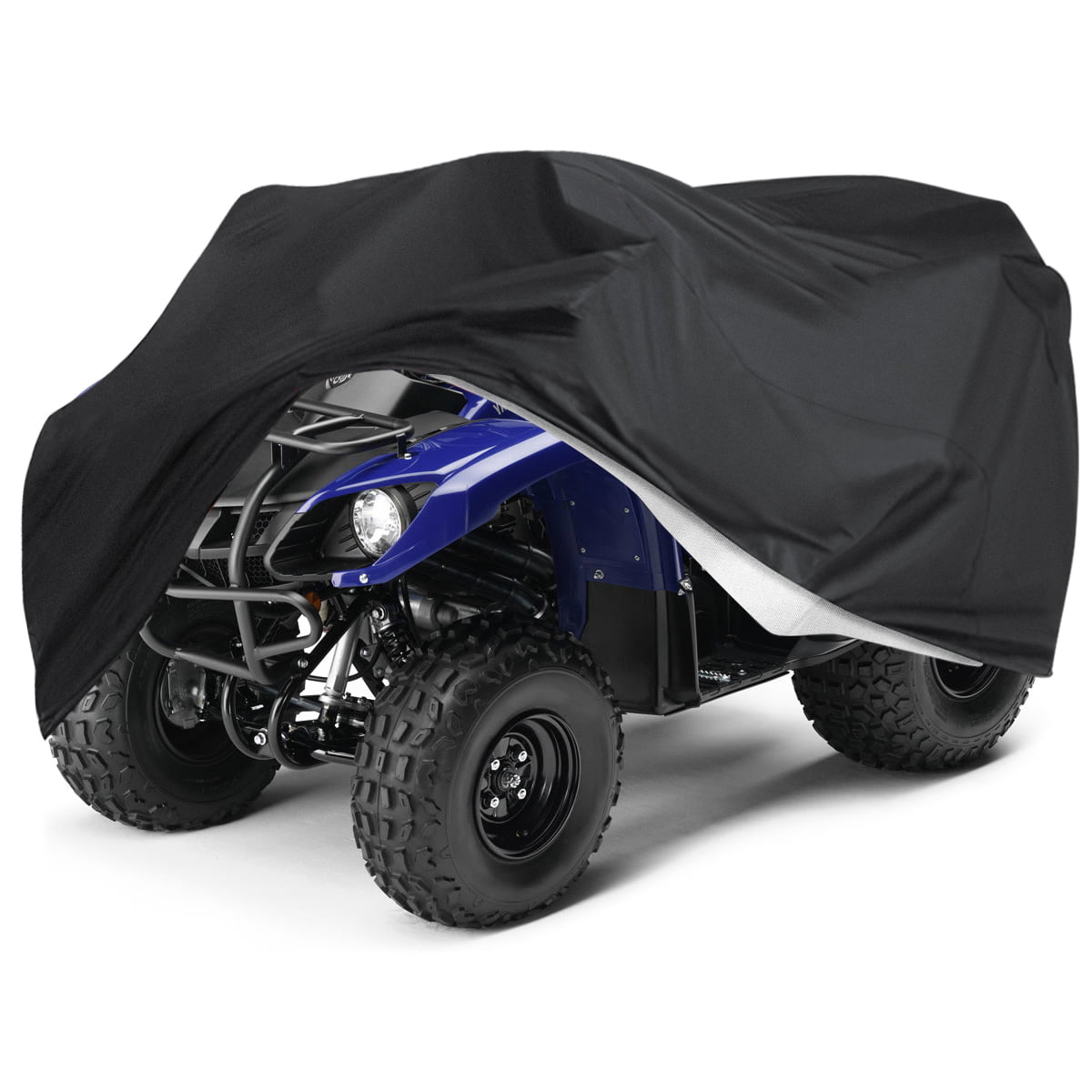 XL Black Waterproof Quad Bike ATV Cover Rain Dust Heatproof Storage Protector 