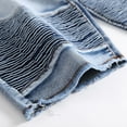 thumbnail image 6 of Hvyesh Mens Denim Shorts Big and Tall, Men's Ripped Denim Trunks Stretchy Washed Jeans Trunks Cut-Off Classic Fit Biker Jeans Trunks, 6 of 9