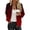 Wine, variant on Women's Zip Up Jackets Fashion Gradient Color Crewneck Sweatshirt Zip Pocket Fall Winter Coats Loose Casual Long Sleeve Outwears Womens Tops