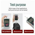 thumbnail image 4 of Push Digital Force Gauge Push Pull Meter 500N Portable Handheld with Unit Switching Backlit Screen Auto Shutdown Gray Green, 4 of 7