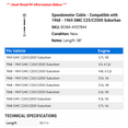 thumbnail image 2 of Speedometer Cable - Compatible with 1968 - 1969 GMC C25/C2500 Suburban, 2 of 2