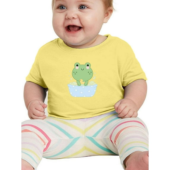 Cute Little Frog Bubble Bath T-Shirt Infant -Image by Shutterstock, 18 Months