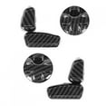 thumbnail image 3 of Seat Adjust Handle Button,6Pcs/Set Carbon Fiber Pattern Seat Adjust Button Trim Car Interior Decoration Unmatched Quality, 3 of 10