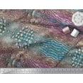 thumbnail image 2 of Soimoi Viscose Chiffon Fabric Snake Animal Skin Decor Fabric Printed Yard 42 Inch Wide, 2 of 3