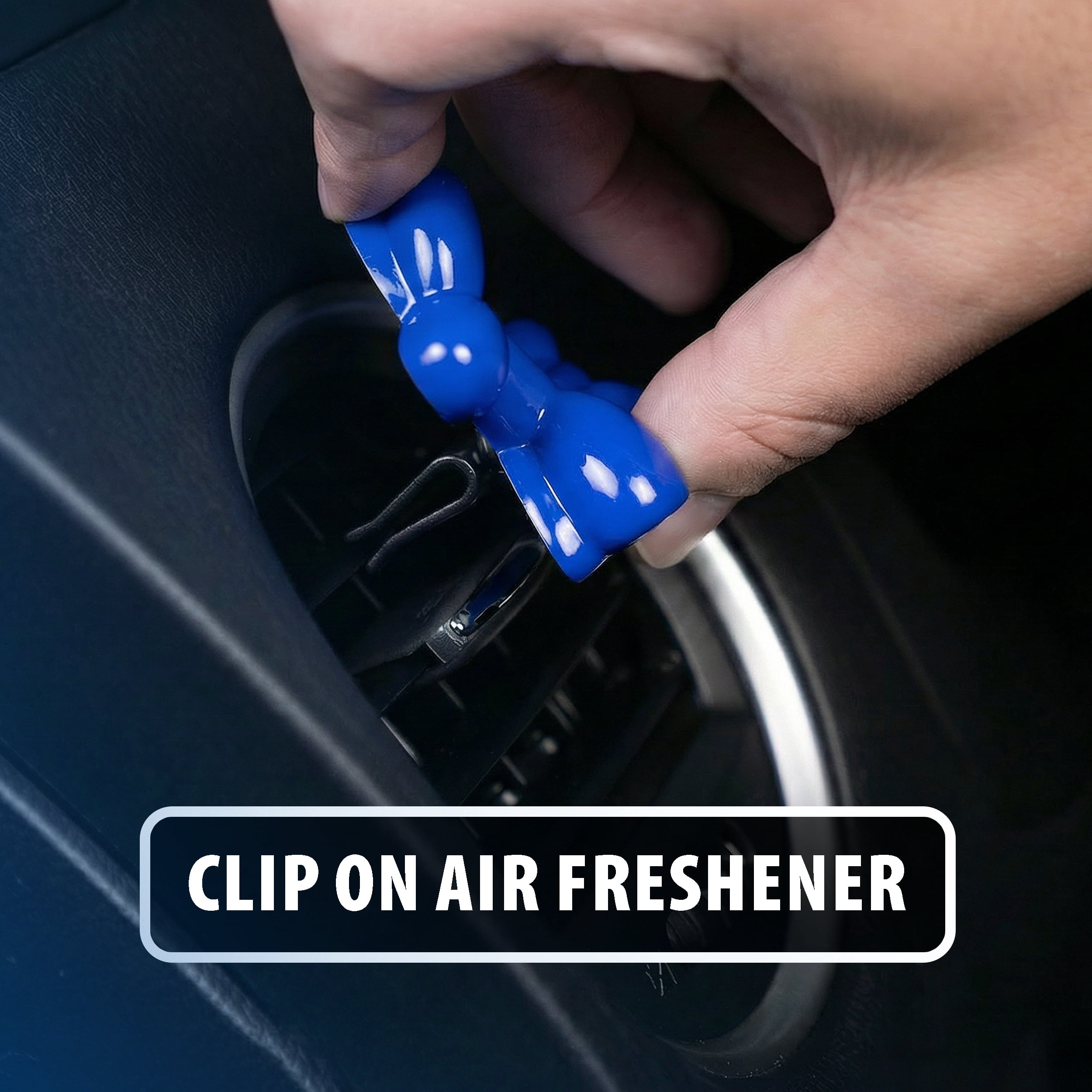 (3 pack) Little Pup 96603 Ocean Splash Scent, Car Air Freshener, Clips to A/C Air Vent, Set of 1