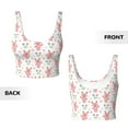 thumbnail image 5 of Lsque Hello Rabbit Printed Women'S Sports Bra, Compression, Moisture Wicking, High-Impact Sports Bra For Women,Supportive sports bra-Medium, 5 of 9