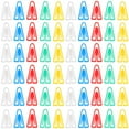 thumbnail image 3 of WHAMVOX Adorable Shaped Paper Clips for Organizing Documents and Photos 100pcs Mini Plastic Assorted Color, 3 of 8