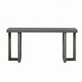 thumbnail image 4 of Harper & Bright Designs Unique Wood Console Table with Geometric Design for for Living Room and Entryway , Drak Gray, 4 of 7