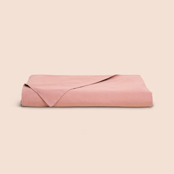 Purecare Dr. Weil Garment Washed Percale Duvet Cover Pink Sandstone In Size Cal King