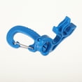 thumbnail image 4 of Naiovety Clips de abrazadera de tubería Ganchos BC Fácil de usar Abrazaderas reguladoras de alta flexibilidad Soporte de manguera Snorkel Natación Surf Deportes acuáticos Azul Naiovety OD030411-02B, 4 of 6