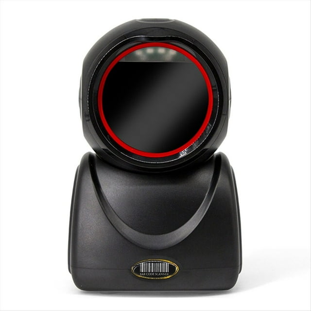 Escáner Omnidireccional de Código de Barras 2D Código QR 1D 2D Escritorio Sensor de Lector de Matriz de Datos USB de Código de Barras con Detección Automática Sensor Negro