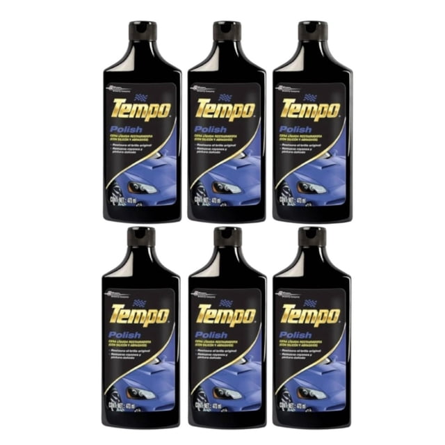 Cera Líquida restauradora Polish Tempo 473ml kit 6 piezas