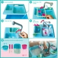 thumbnail image 4 of SPLASHFUN Wash-up Kitchen Sink Play Set with Running Water Pretend Play Kitchen Toy Set with Working Faucet and Color Changing Play Cups and Accessories., 4 of 9