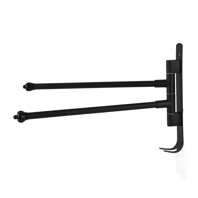 Barra Giratoria Para toallas ANGGREK Acero Inoxidable 201 negra