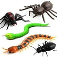 thumbnail image 2 of Electric Cockroach Infrared Remote Control Simulation Induction Rattlesnake Spider Animal Toy Halloween Party Decoration, 2 of 5