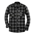 thumbnail image 3 of Tawop Mens Shirts with Long Sleeve Plaid Casual Dress Shirts for Men Button-Up Shirts ,Size 3XL, 3 of 5