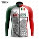 thumbnail image 3 of Maillot de ciclismo de manga larga para hombre de México, usado en tres estaciones, ropa de ciclismo profesional para hombre, 3 of 5