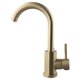thumbnail image 3 of 1 pieza grifo de lavabo de acero inoxidable 304 cepillo en dorado mezcla de agua caliente y fría, 3 of 9