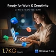 thumbnail image 3 of 16" Laptop,Intel Core i5,16GB RAM 256GB SSD,Windows 11 Pro Notebook Computer PC,MS Office 2024,100% sRGB Gamut FHD Display, 3 of 10