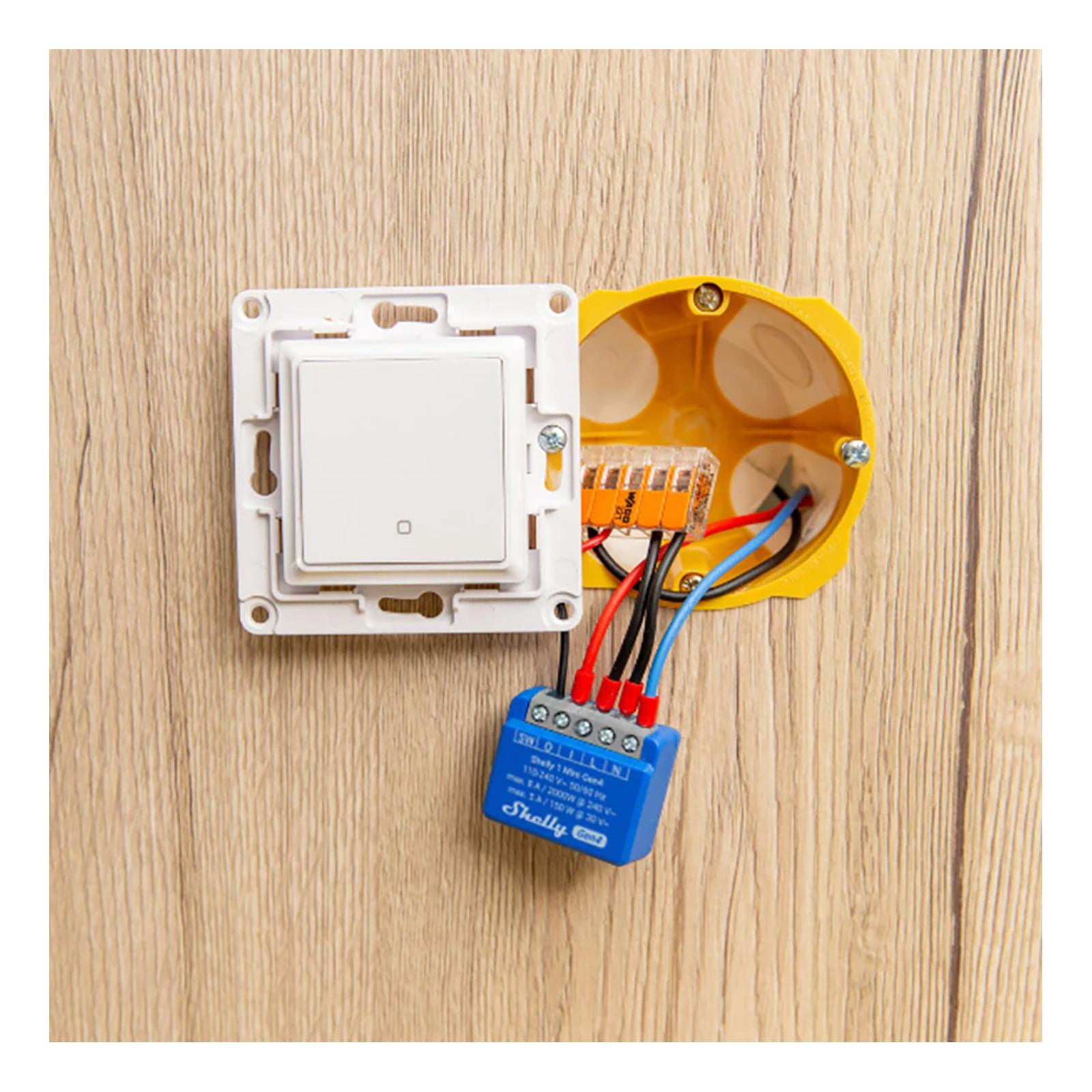 Shelly 1 Mini Gen4 Compact Smart Switch (1 Mini Gen4)