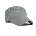 thumbnail image 6 of Jinswick Knit Floral Crochet Packable Knit Baseball Cap Lightweight Cutout Summer Hats for Women ,Outdoor Breathable Beach Seaside Sun Hat, 6 of 19