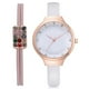 thumbnail image 1 of Reloj de pulsera analógico Disu Fashion con correa de PU blanco, 1 of 1