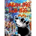 thumbnail image 4 of Stephen Chambers 15x18 Gold Ornate Wood Framed With Double Matting Wall Art Titled - Dream Big Live Big, 4 of 6