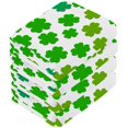 thumbnail image 4 of GZHJMY St. Patrick's Day Clover Washcloths 6 Pack, Highly Absorbent Soft Cotton Baby Washcloths Fingertip Towels, 12 x 12 Inch, 4 of 7