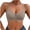 Dark Gray, variant on Women’s Seamless V Neck Wireless Bra, Heart Cutout Design, Adjustable Thin Straps, Hook Back, Soft Invisible Daily Wear