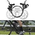 thumbnail image 3 of de freno de disco para bicicleta, pinza delantera y trasera de aluminio, palanca de freno de bicicleta de aleación de aluminio completa, rotor de Soledad Freno de disco de bicicleta, 3 of 10