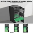 thumbnail image 2 of 7.0 Cu ft Large Safe Box Fireproof Waterproof, Biological fingerprint Home Safe with Deposit Slot & Dual Alarm System, Money Safe With Mute Function and LED Light, Security Box for Money Valuables, 2 of 9