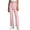 D01-Pink, variant on FYDUU Girls School Uniform Pants Straight Leg Pull-On Twill Pants With Pockets Comfort Elastic Waist Trousers Kids Dress Pants Slacks Cute Kids Clothes