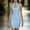 Blue, variant on Women's Halter Neck Cutout Sleeveless Bodycon Midi Dress Solid Color form-Fitting for Cocktail Party Daily Wear Blue XL(XL)