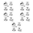 thumbnail image 3 of Decodeary 100PCS Snap Fastener Stainless Steel Button Replacement Press Stud Suitcase Type1 5Set, 3 of 6