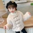 thumbnail image 3 of Hicidod Baby Girls Fleece Jacket Girls Winter Soft Coat Tops Cute Warm Jacket Overcoat Thick Warm Outwear Furry Jackets, 3 of 7