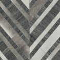 thumbnail image 5 of SAFAVIEH Studio Leather Byrne Geometric Runner Rug, Ivory/Dark Grey, 2'3" x 7', 5 of 6