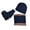 Navy, variant on 3Pcs/Set Boys Hat Lined Hat Scarves Gloves for Toddler Boy Girls Children Winter Warm Knit Cap Kids Kids Gear Kids Beach Hats Girls 8 Hat Boys Gloves and Hat Set Kid Hats for Winter Kids Caps Baseball