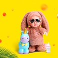 thumbnail image 5 of Cantando Walk Talk Humanoid para muñeca de juguete para niñas infantil brillante felpa eléctrica, 5 of 5