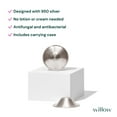 thumbnail image 2 of Willow Soothing Silver Nursing Cups, 2 Pack, Breastfeeding Nipple Covers for Protection & Pain Relief, 2 of 6