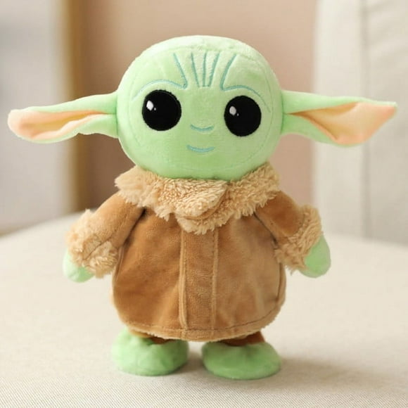 Parlant Bébé Yoda 20CM, Bébé Marchant et Jouet Répète Ce Que Vous Dites Jouet en Peluche Animal Électronique pour Garçons, Filles, Peluche, Poupée Bébé pour Cadeaux Enfants