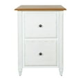 thumbnail image 4 of OSP Home Furnishings Medford File Cabinet withÂ&nbsp;white distressed faces with natural veneer tops, 4 of 6