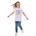 thumbnail image 4 of Wonder Nation Girls Cats Graphic Tee with Short Sleeves, Sizes 4-18, 4 of 7